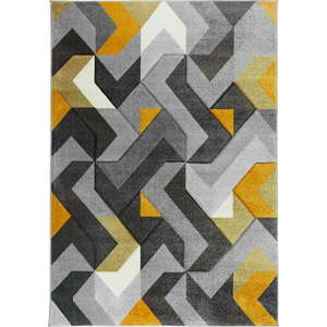 Žluto-šedý koberec 160x230 cm Aurora – Flair Rugs obraz