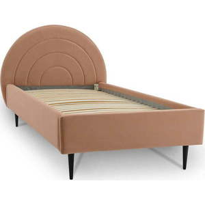 Růžová dětská postel 90x200 cm Rainbow – Scandic obraz
