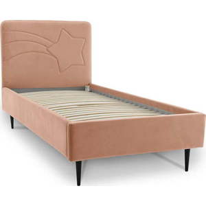 Růžová dětská postel s úložným prostorem 120x200 cm Star – Scandic obraz