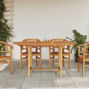 Rozkládací zahradní stůl 110–160x80x75 cm masivní teakové dřevo obraz