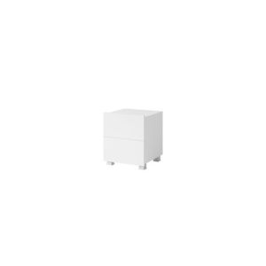 ArtGiB Noční stolek CALABRINI C-13 | bílá/bílý lesk obraz