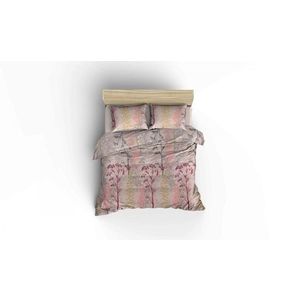 L'essentiel Bavlněný přehoz přes postel na dvoulůžko s povlaky na polštáře a prostěradlem Pure béžový obraz