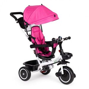 Dětská tříkolka - kočárek EcoToys V růžová obraz