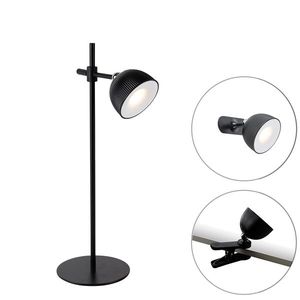 Moderní stolní lampa černá dobíjecí - Moxie obraz
