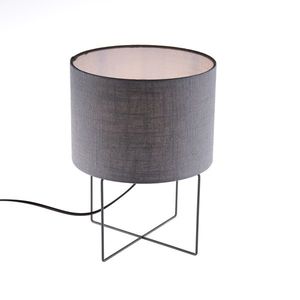 Moderní stolní lampa šedá - Hina obraz