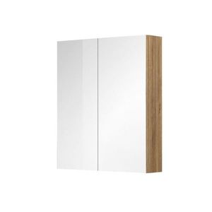 MEREO Aira, Mailo, Opto, Vigo, Ponte koupelnová galerka 60 cm, zrcadlová skříňka, dub Riviera CN716GR obraz