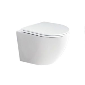 MEREO WC závěsné kapotované, RIMLESS, 490x370x360, keramické, vč. sedátka CSS113S VSD82S obraz