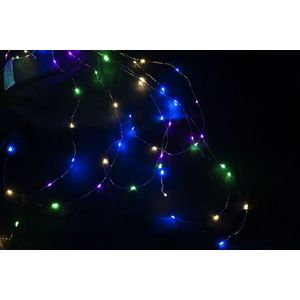 Nexos 59111 Vánoční dekorativní osvětlení – drátky - 64 LED barevné obraz