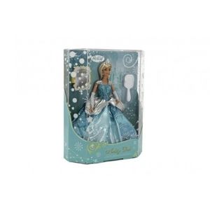 Teddies Panenka zimní princezna plast 28 cm 27x33x8 cm obraz