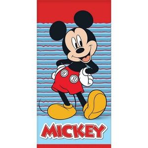 Carbotex Dětská osuška Mickey Mouse Vždy s úsměvem, 70 x 140 cm obraz