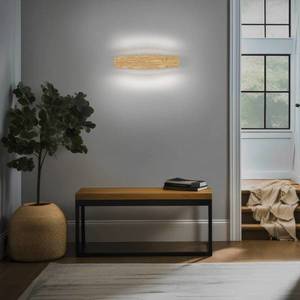 quitani Quitani LED nástěnné svítidlo Persida, délka 48 cm, dub, 2 700 K obraz