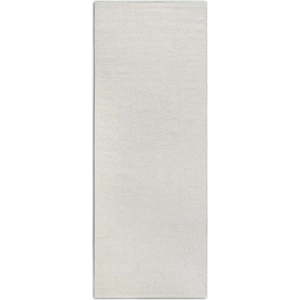 Krémový ručně tkaný běhoun s příměsí vlny 80x200 cm Pradesh Natural White – Elle Decoration obraz