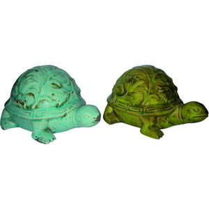 Sošky v sadě 2 ks (výška 12, 5 cm) Turtle – Deco Pleasure obraz