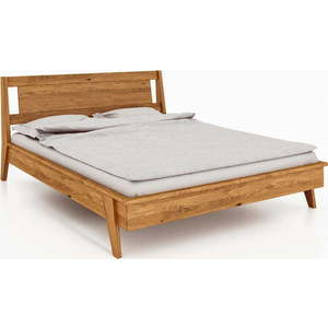 Dvoulůžková postel z dubového dřeva 200x200 cm Retro 2 - The Beds obraz