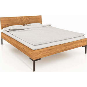 Dvoulůžková postel z dubového dřeva 160x200 cm Abies 2 - The Beds obraz