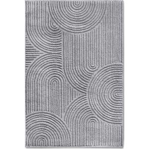 Šedý koberec 120x170 cm Chappe Light Grey – Elle Decoration obraz