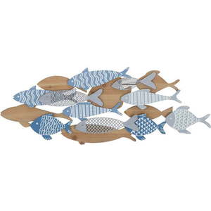 Kovová nástěnná dekorace 91x33, 5 cm Fish – Mauro Ferretti obraz