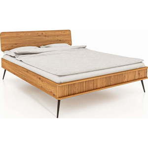 Dvoulůžková postel z dubového dřeva 160x200 cm Kula 1 - The Beds obraz