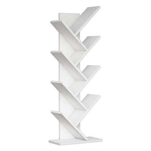 Bílý regál 46x128, 5 cm Hitit – Kalune Design obraz