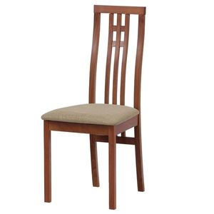 Jídelní židle AMANDA třešeň/béžová obraz