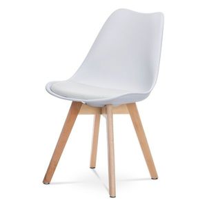 Jídelní židle SABRINA bílá/buk obraz