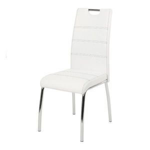 Jídelní židle NOEMI bílá/kov obraz