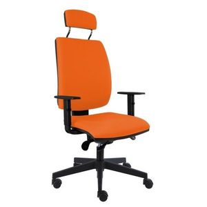Kancelářská židle CHARLES oranžová obraz