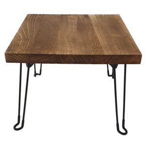 Přístavný stolek NABRO 1 pavlovnie/hnědá obraz