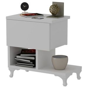 Přístavný stolek CAST bílá obraz