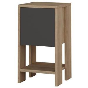 Přístavný stolek EMA dub/antracitová obraz