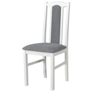 Jídelní židle BOLS 7 bílá/světle šedá obraz