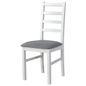 Jídelní židle NILA 8 bílá/světle šedá obraz