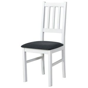 Jídelní židle BOLS 4 bílá/černá obraz