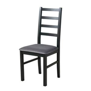 Jídelní židle NILA 8 černá/antracit obraz