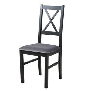 Jídelní židle NILA 10 černá/antracit obraz