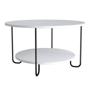 Konferenční stolek CORRO bílá/černá obraz