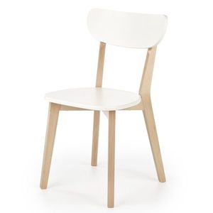 Jídelní židle LILLY přírodní/bílá obraz