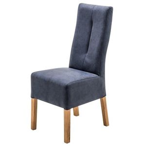 Jídelní židle FABIUS dub olejovaný/tmavě modrá obraz