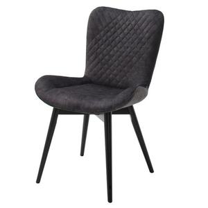 Jídelní židle SARANDER buk černá/antracitová obraz