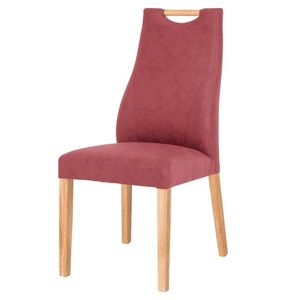 Jídelní židle NAILA dub olejovaný/červená obraz