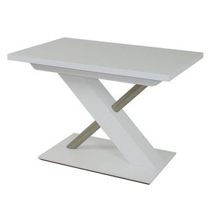 Jídelní stůl UTENDI bílá, šířka 120 cm obraz