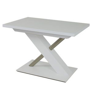 Jídelní stůl UTENDI bílá, šířka 130 cm obraz