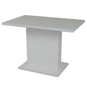 Jídelní stůl SHIDA 1 bílá, šířka 110 cm obraz