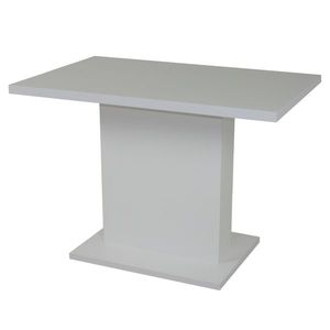 Jídelní stůl SHIDA 1 bílá, šířka 120 cm obraz