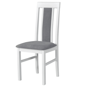 Jídelní židle NILA 2 NEW bílá/šedá obraz
