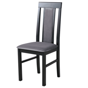 Jídelní židle NILA 2 NEW černá/šedá obraz