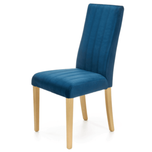 Jídelní židle DIAGU 3 dub medový/modrá obraz