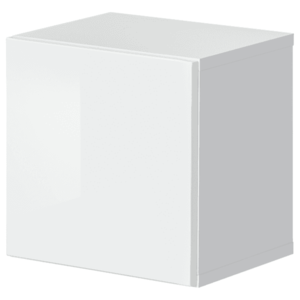 Závěsná skříňka MATCH SW5 bílá/bílá vysoký lesk obraz
