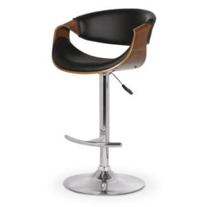Barová židle SCH-100 ořech/černá obraz