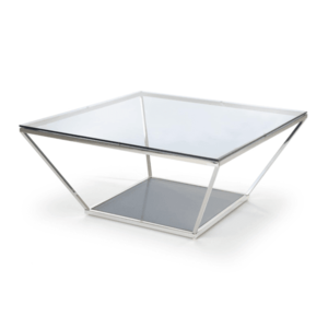 Konferenční stolek FOBAULO kov/sklo obraz